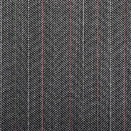15023 Grey Herrinbone With Pink Stripe Quartz Super 100
